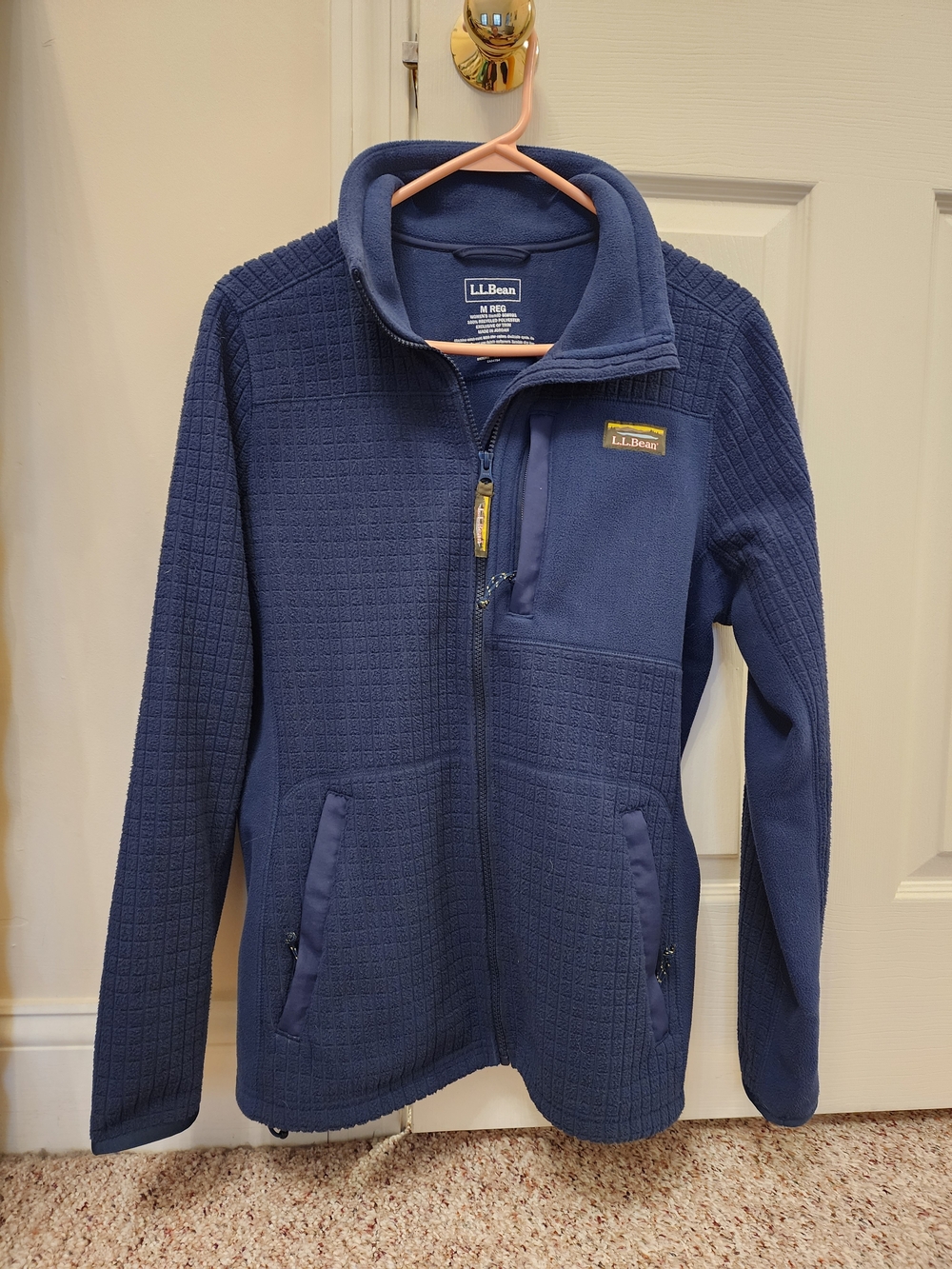 L.L.Bean Mountain Classic Windproof Fleece Jacket Navy